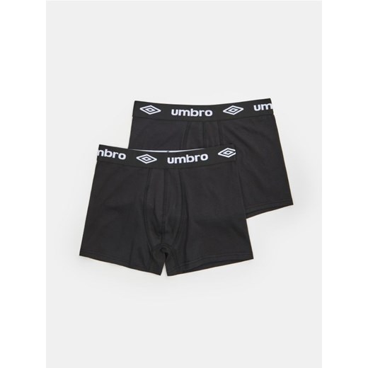 Sinsay - Bokserki Classic 2 pack Umbro - czarny ze sklepu Sinsay w kategorii Majtki męskie - zdjęcie 185501023