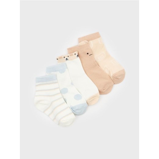 Sinsay - Skarpetki niemowlęce 5 pack - wielobarwny Sinsay 19/22 Sinsay
