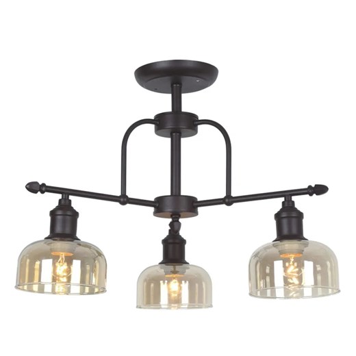 Industrialna lampa sufitowa ze szklanymi kloszami - A805-Terani ze sklepu Edinos.pl w kategorii Lampy sufitowe - zdjęcie 185501111