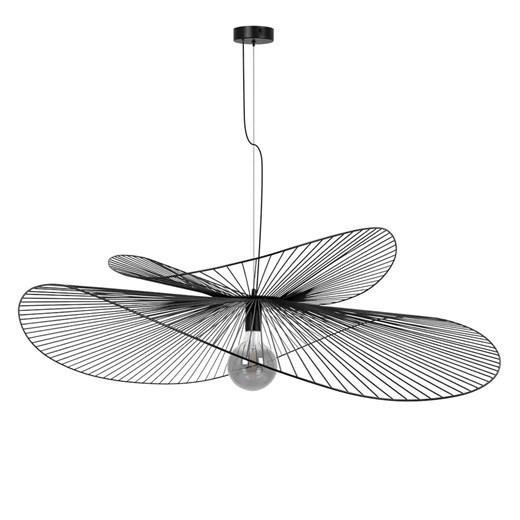 Druciana duża lampa wiszący czarny kapelusz S6-A58 ze sklepu Edinos.pl w kategorii Lampy wiszące - zdjęcie 185501153
