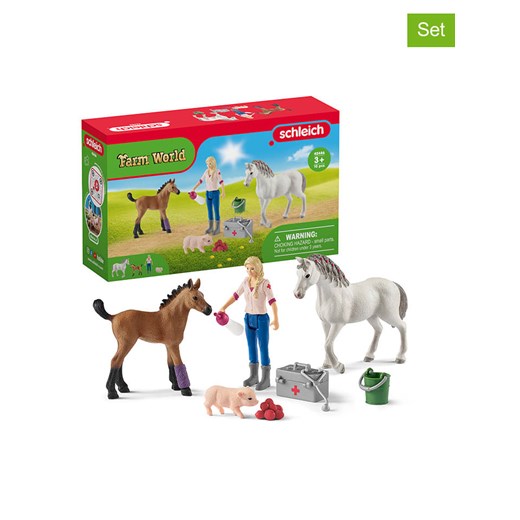 Schleich 3-częściowy zestaw &quot;Vet visiting mare and foa&quot; do zabawy - 3+ ze sklepu Limango Polska w kategorii Zabawki - zdjęcie 185503202