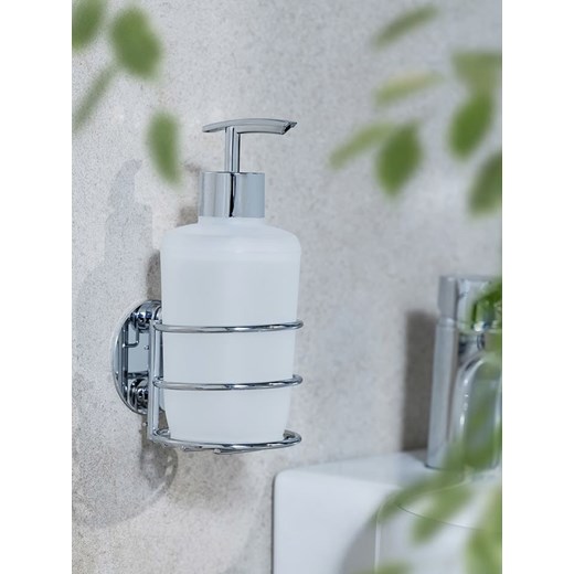 Wenko Dozownik mydła w kolorze biało-srebrnym - 285 ml Wenko onesize okazja Limango Polska