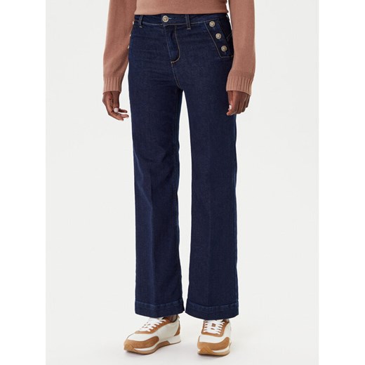 Liu Jo Sport Jeansy UF5090 D0264 Granatowy Regular Fit ze sklepu MODIVO w kategorii Jeansy damskie - zdjęcie 185503472