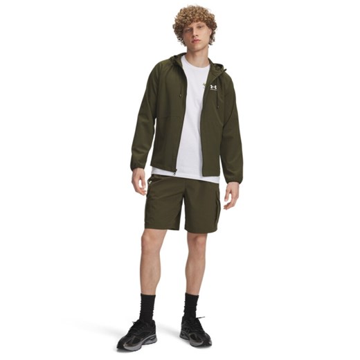 Męskie spodenki cargo Under Armour UA Vibe Woven Cargo Short - khaki ze sklepu Sportstylestory.com w kategorii Spodenki męskie - zdjęcie 185504420