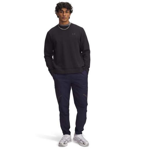 Męskie spodnie treningowe cargo UA Unstoppable Cargo Pant - granatowe ze sklepu Sportstylestory.com w kategorii Spodnie męskie - zdjęcie 185504524