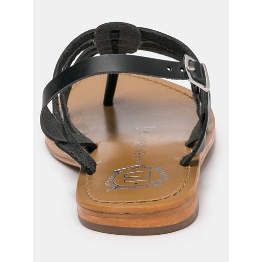 Les BAGATELLES Skórzane sandały &quot;Olleros&quot; w kolorze czarnym Les Bagatelles 38 okazja Limango Polska
