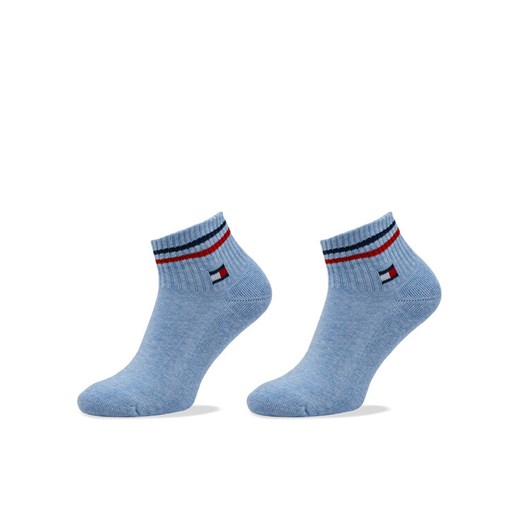 Tommy Hilfiger Zestaw 2 par niskich skarpet unisex 701228177 Niebieski ze sklepu MODIVO w kategorii Skarpetki damskie - zdjęcie 185505772