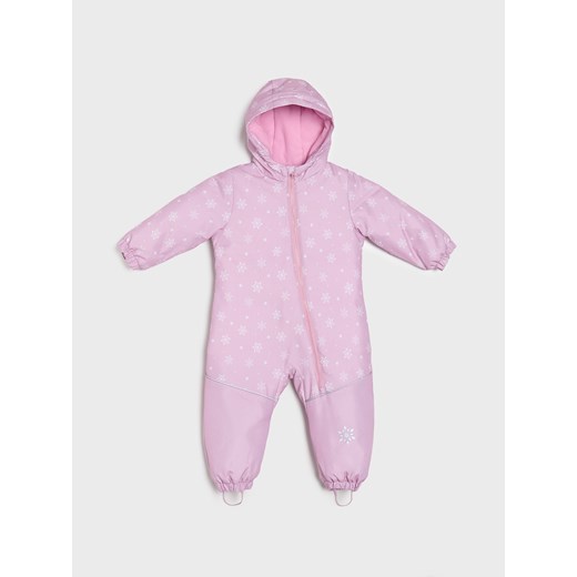Sinsay - Kombinezon na zamek z odblaskowymi elementami - różowy Sinsay 80/86 Sinsay
