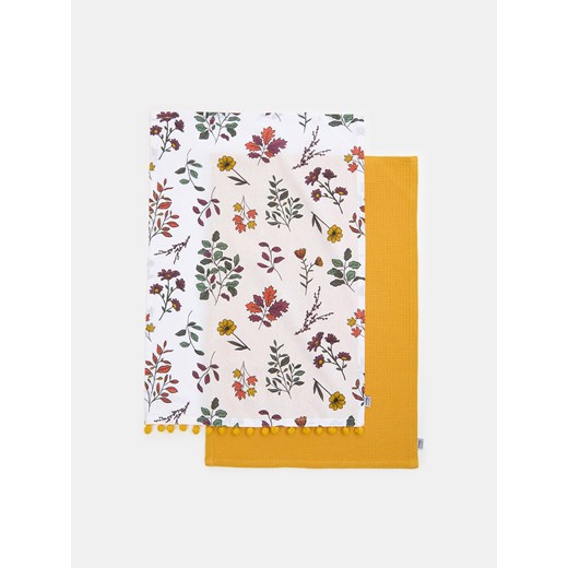 Sinsay - Ścierki kuchenne 2 pack - wielobarwny Sinsay One Size Sinsay