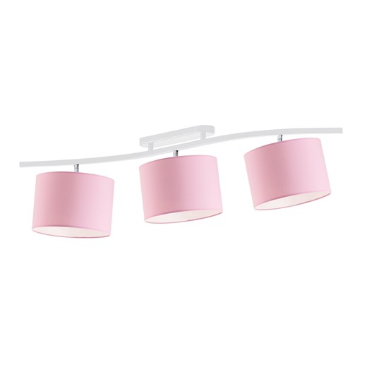 Różowa lampa sufitowa do pokoju dziewczynki CARTAGENA z regulacją i 3 punktami światła ze sklepu Lysne w kategorii Lampy dziecięce - zdjęcie 185506754