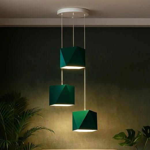 Nowoczesna 3-punktowa lampa wisząca do sypialni MAJORKA ze sklepu Lysne w kategorii Lampy wiszące - zdjęcie 185506771