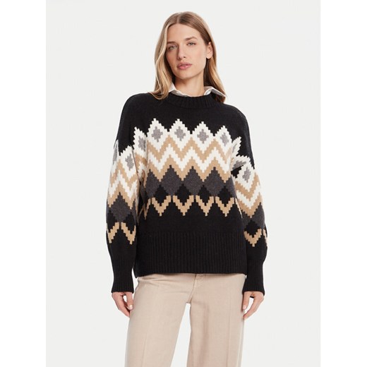Barbour Sweter Cecelia LKN1676MI11 Czarny Relaxed Fit ze sklepu MODIVO w kategorii Swetry damskie - zdjęcie 185507551