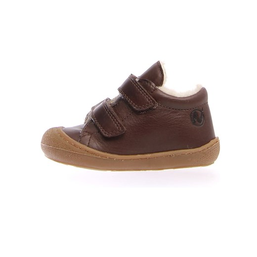 Naturino Skórzane sneakersy &quot;Coco&quot; w kolorze brązowym ze sklepu Limango Polska w kategorii Buty zimowe dziecięce - zdjęcie 185508471