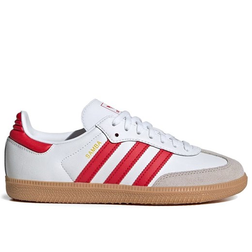 Buty młodzieżowe adidas Originals Samba OG J JQ2833 - białe ze sklepu streetstyle24.pl w kategorii Buty sportowe damskie - zdjęcie 185508783
