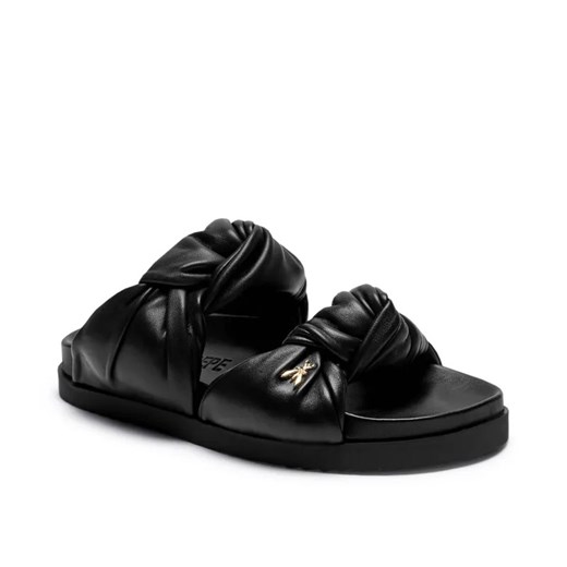Patrizia Pepe Skórzane klapki ze sklepu Gomez Fashion Store w kategorii Klapki damskie - zdjęcie 185509050
