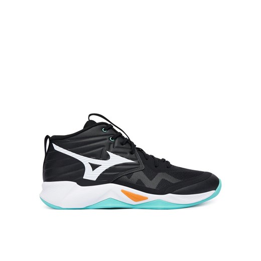 Buty halowe Mizuno Wave Momentum Pro Mid V1GA2545 Czarny ze sklepu eobuwie.pl w kategorii Buty sportowe męskie - zdjęcie 185509614