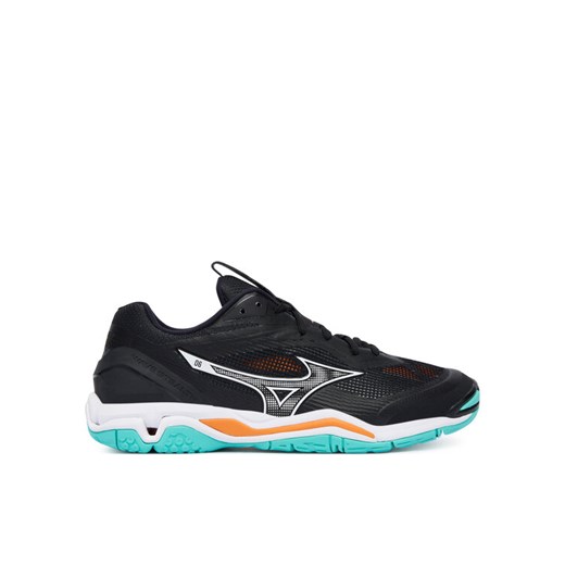 Buty halowe Mizuno Wave Stealth 6 X1GA2430 Czarny ze sklepu eobuwie.pl w kategorii Buty sportowe męskie - zdjęcie 185509671