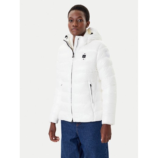 Blauer Kurtka zimowa 25WBLDC02072 Biały Regular Fit ze sklepu MODIVO w kategorii Kurtki damskie - zdjęcie 185510421