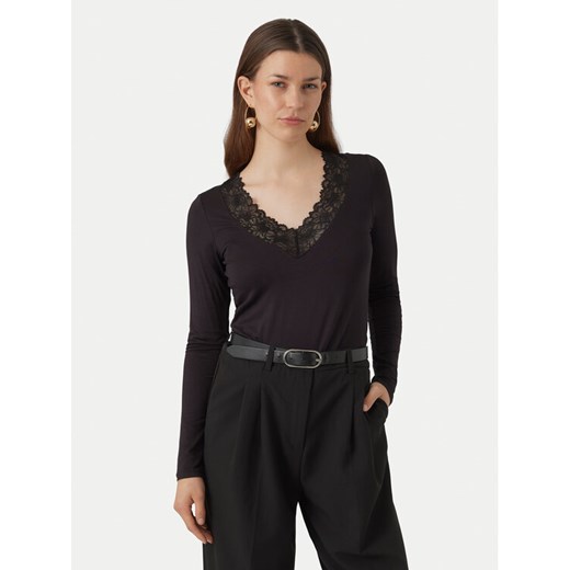 Vero Moda Bluzka Rosa 10298832 Czarny Regular Fit ze sklepu MODIVO w kategorii Bluzki damskie - zdjęcie 185510433