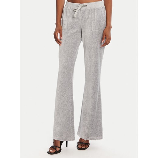 Juicy Couture Spodnie dresowe Caisa JCSEBJ008 Szary Slim Fit ze sklepu MODIVO w kategorii Spodnie damskie - zdjęcie 185510453