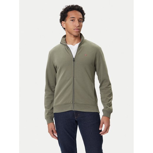 Napapijri Bluza Balis NP0A4GBA Zielony Regular Fit ze sklepu MODIVO w kategorii Bluzy męskie - zdjęcie 185510482