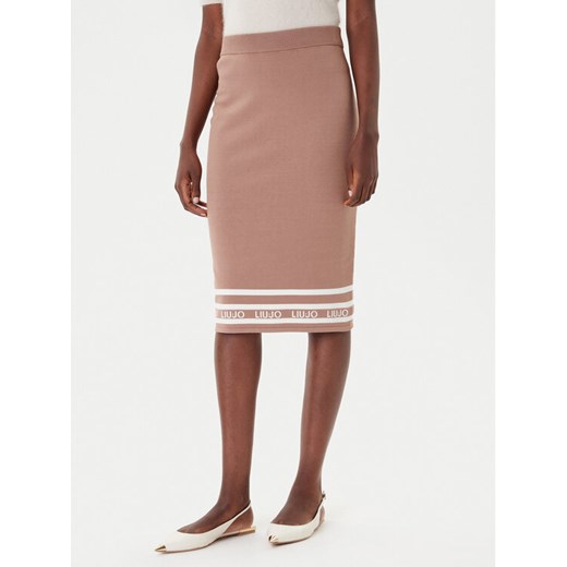 Liu Jo Sport Spódnica ołówkowa TF5217 MS63L Brązowy Regular Fit ze sklepu MODIVO w kategorii Spódnice - zdjęcie 185510493