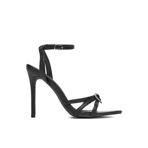 DeeZee Sandały SWEETIE BLACK PU Czarny ze sklepu MODIVO w kategorii Sandały damskie - zdjęcie 185510534