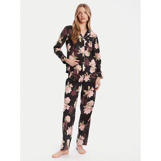 LAUREN RALPH LAUREN Piżama ILN92438 Czarny Regular Fit ze sklepu MODIVO w kategorii Piżamy damskie - zdjęcie 185510554