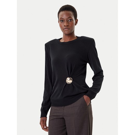 Simona Corsellini Sweter A25CPMGE0301 Czarny Regular Fit ze sklepu MODIVO w kategorii Swetry damskie - zdjęcie 185510592