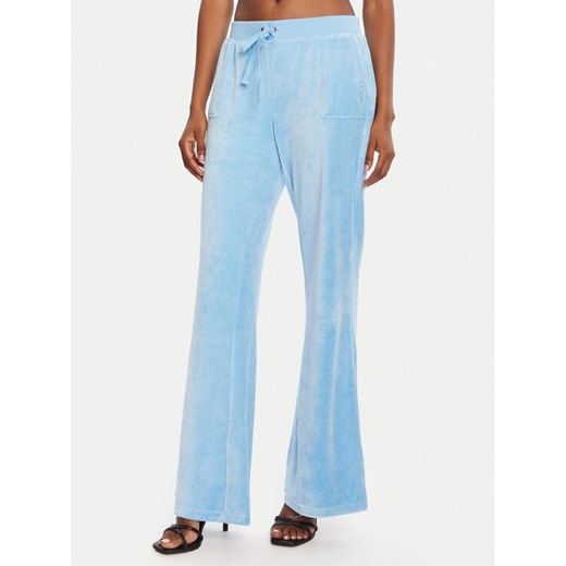 Juicy Couture Spodnie dresowe Caisa JCSEBJ008 Niebieski Slim Fit ze sklepu MODIVO w kategorii Spodnie damskie - zdjęcie 185510600