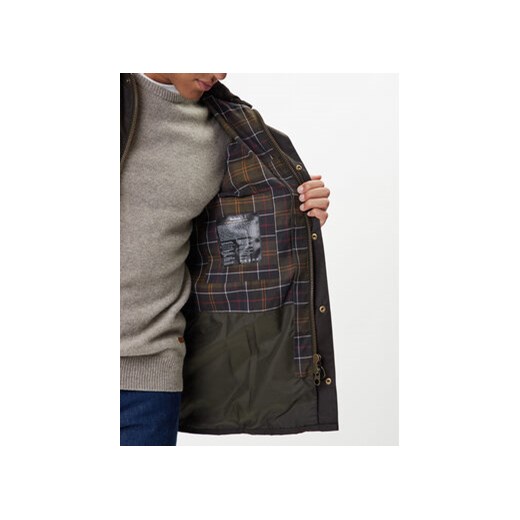 Barbour Kurtka przejściowa Ashby MWX0339OL71 Zielony Regular Fit Barbour M MODIVO