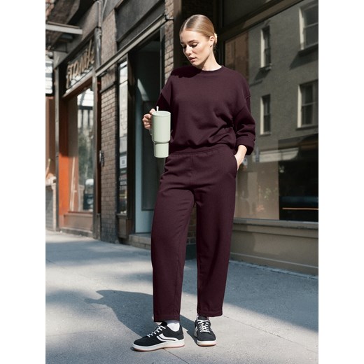 Sinsay - Bluza ze ściągaczami - czerwony Sinsay XXL Sinsay