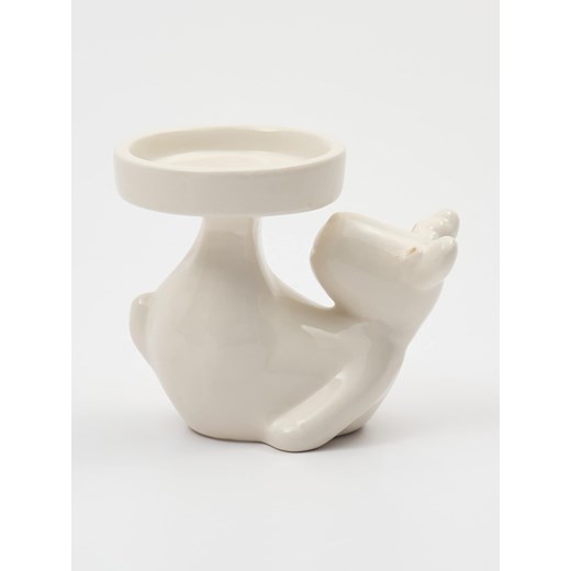 Sinsay - Świecznik ze świątecznym motywem - biały Sinsay One Size Sinsay