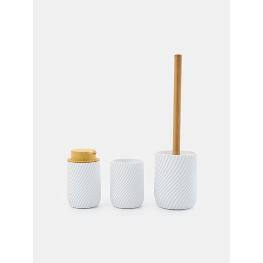 Sinsay - Strukturalny dozownik na mydło - biały Sinsay One Size Sinsay