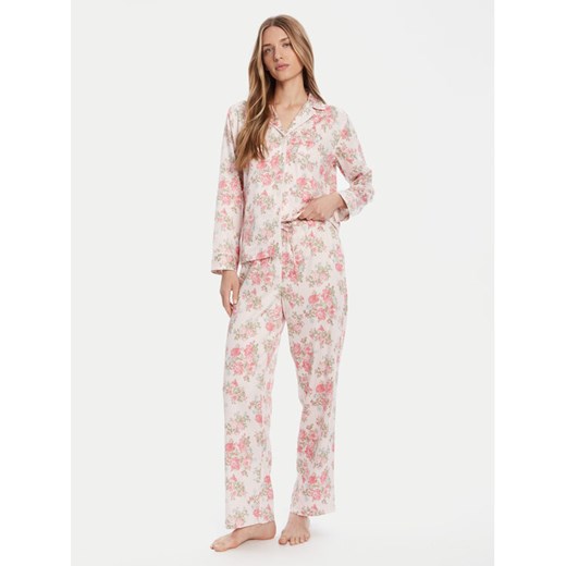 LAUREN RALPH LAUREN Piżama ILN92441 Różowy Regular Fit ze sklepu MODIVO w kategorii Piżamy damskie - zdjęcie 185514151
