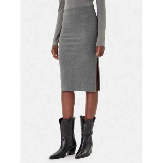 ONLY Spódnica ołówkowa Emma 15233600 Szary Slim Fit ze sklepu MODIVO w kategorii Spódnice - zdjęcie 185514160