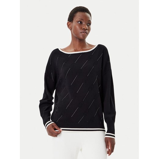 Liu Jo Sport Sweter TF5206 MS63L Czarny Regular Fit ze sklepu MODIVO w kategorii Swetry damskie - zdjęcie 185514171