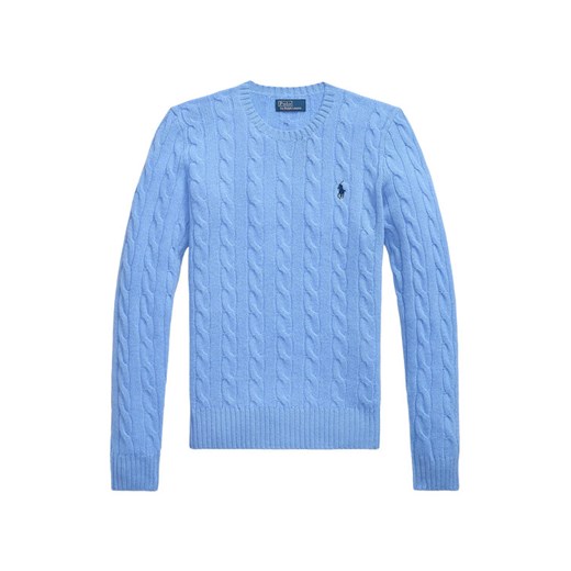 Polo Ralph Lauren Sweter 211971865004 Niebieski Slim Fit ze sklepu MODIVO w kategorii Swetry damskie - zdjęcie 185514184
