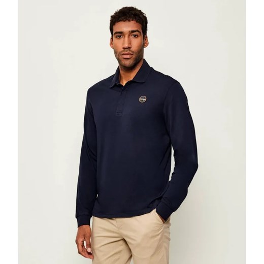 Napapijri Polo E-BADGE LS | Relaxed fit ze sklepu Gomez Fashion Store w kategorii T-shirty męskie - zdjęcie 185515081