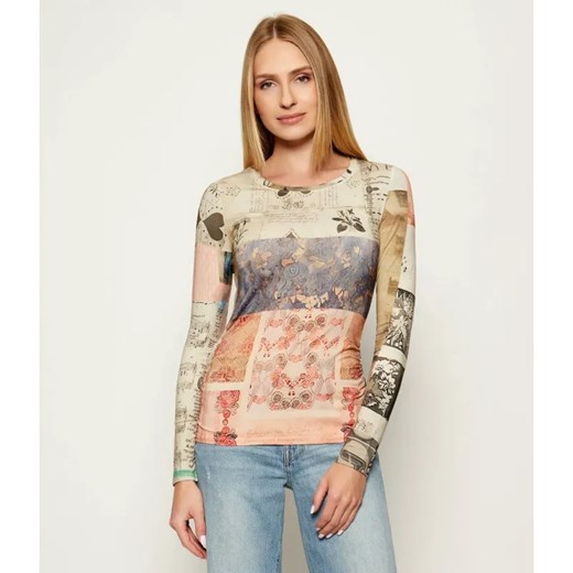 Desigual Bluzka LIMBANI | Slim Fit ze sklepu Gomez Fashion Store w kategorii Bluzki damskie - zdjęcie 185515113