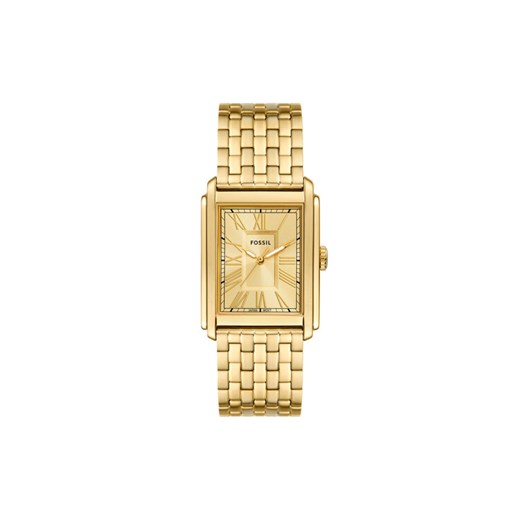 Zegarek Fossil Carraway FS6009 Złoty ze sklepu eobuwie.pl w kategorii Zegarki - zdjęcie 185516644
