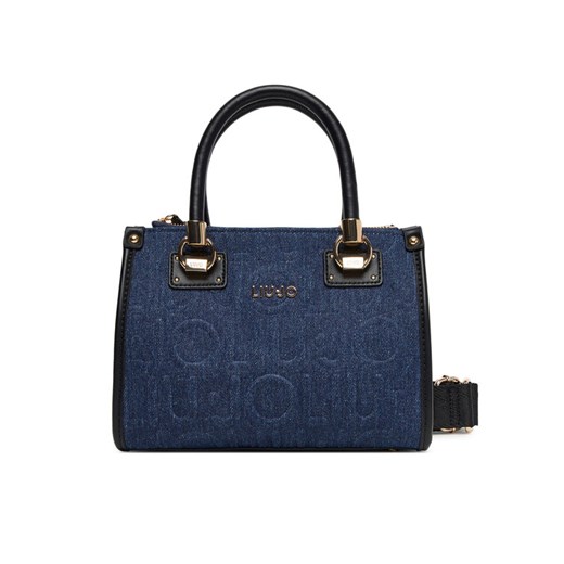 Torebka Liu Jo S Satchel AF5163 D0001 Granatowy ze sklepu eobuwie.pl w kategorii Kuferki - zdjęcie 185516654