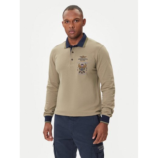 Aeronautica Militare Polo 252PO1896UP00173 Khaki Regular Fit ze sklepu MODIVO w kategorii T-shirty męskie - zdjęcie 185517250