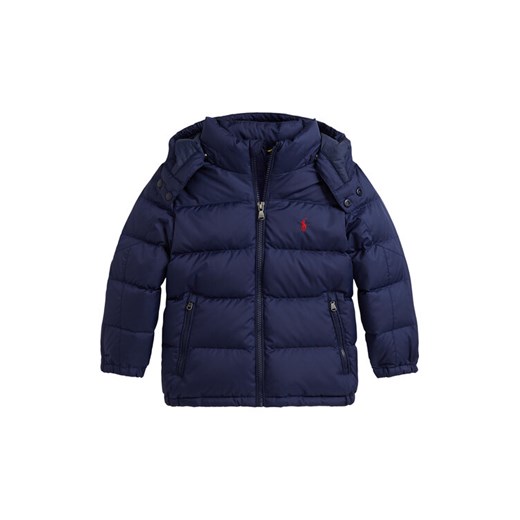 Polo Ralph Lauren Kurtka puchowa 322969861002 Granatowy Regular Fit ze sklepu MODIVO w kategorii Kurtki chłopięce - zdjęcie 185517261