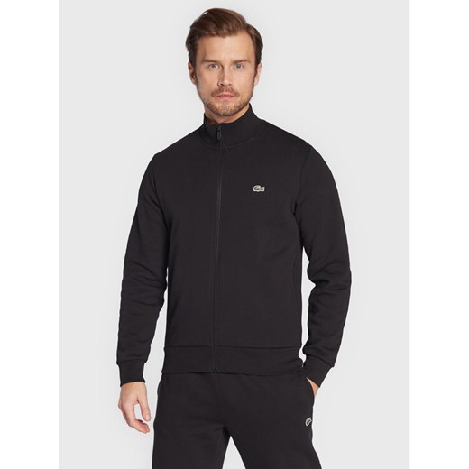 Lacoste Bluza SH9622 Czarny Regular Fit ze sklepu MODIVO w kategorii Bluzy męskie - zdjęcie 185517281