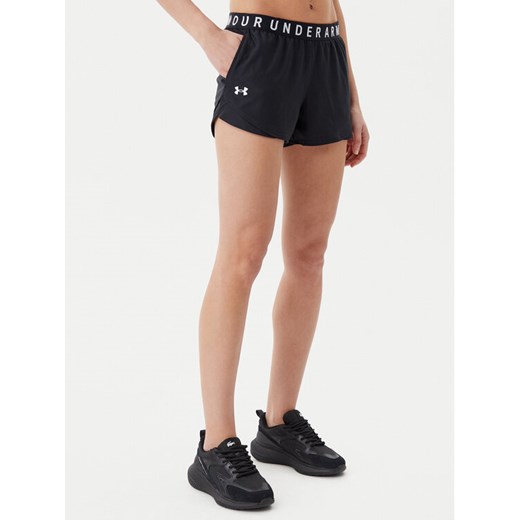 Under Armour Szorty sportowe Ua Play Up 3.0 1344552 Czarny Loose Fit ze sklepu MODIVO w kategorii Szorty - zdjęcie 185517334