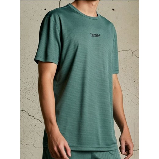 Sinsay - Koszulka sportowa SNSY PERFORMANCE - zielony ze sklepu Sinsay w kategorii T-shirty męskie - zdjęcie 185518850