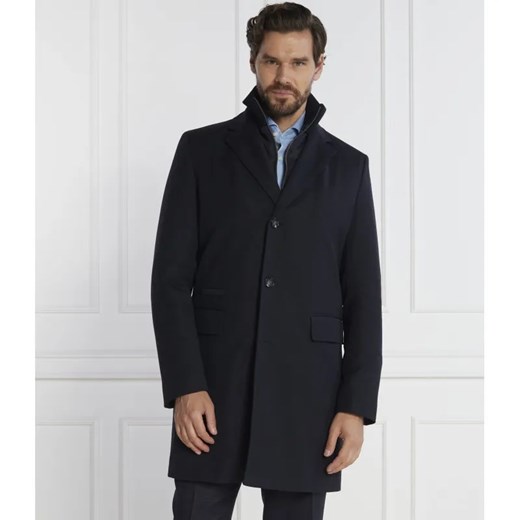 BOSS BLACK Wełniana marynarka 2w1 H-Hyde-Bib-Pad | Slim Fit ze sklepu Gomez Fashion Store w kategorii Marynarki męskie - zdjęcie 185518933