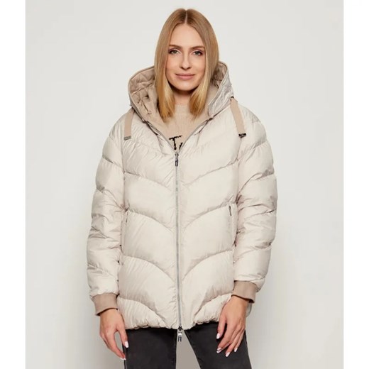 Diego M Puchowa dwustronna kurtka RACCOON | Regular Fit | z dodatkiem wełny ze sklepu Gomez Fashion Store w kategorii Kurtki damskie - zdjęcie 185519521
