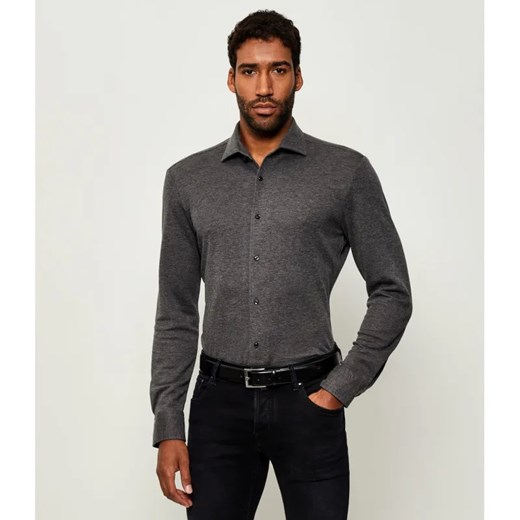 BOSS BLACK Koszula H-RUDY-1PIECE_DB | BECKHAM X BOSS | Slim Fit ze sklepu Gomez Fashion Store w kategorii Koszule męskie - zdjęcie 185519522